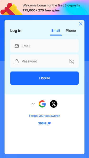 This image is app homepage image of best online betting app